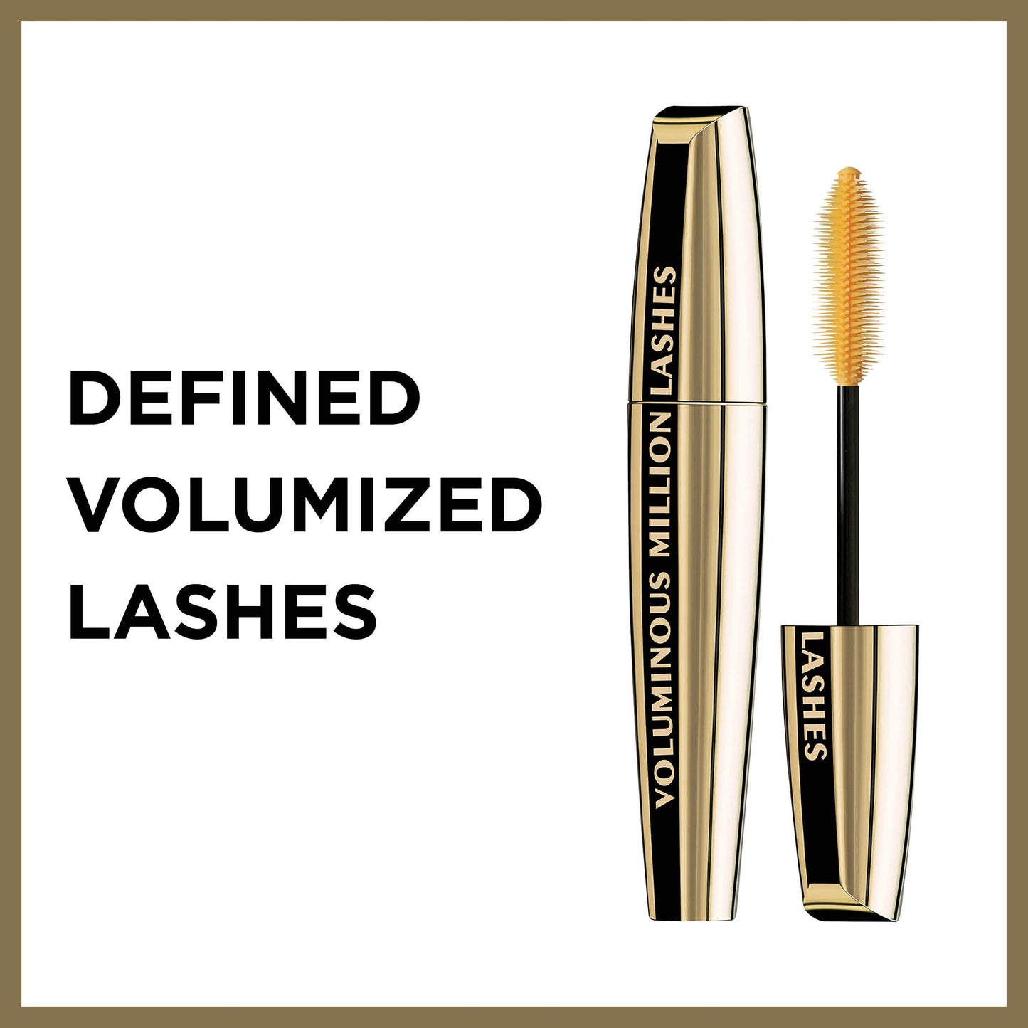 L'ORÉAL PARIS Voluminous Million Lashes Mascara, 645 Black, 0.32 fl. oz.