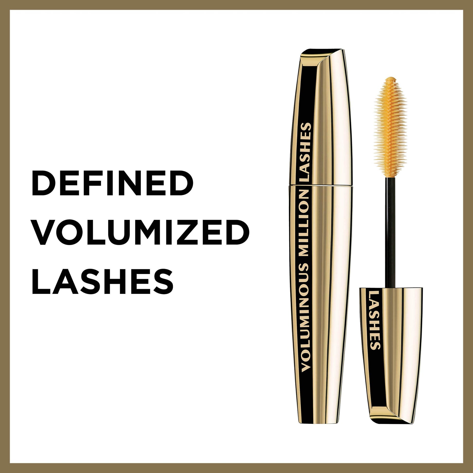 L'ORÉAL PARIS Voluminous Million Lashes Mascara, 645 Black, 0.32 fl. oz.