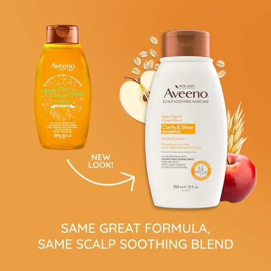 AVEENO APP/CIDER VINGR SHAMP 12
