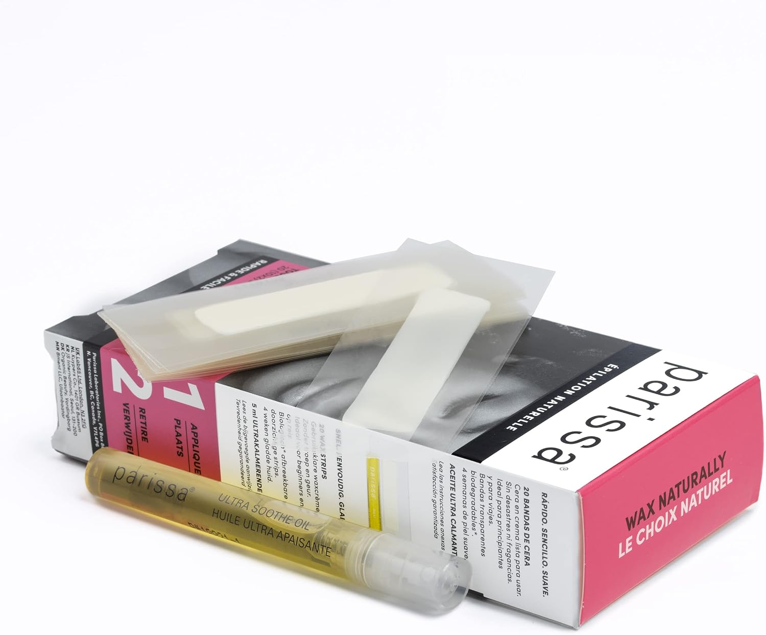 PARISSA WAX STRIPS,QK/EASY,BROW