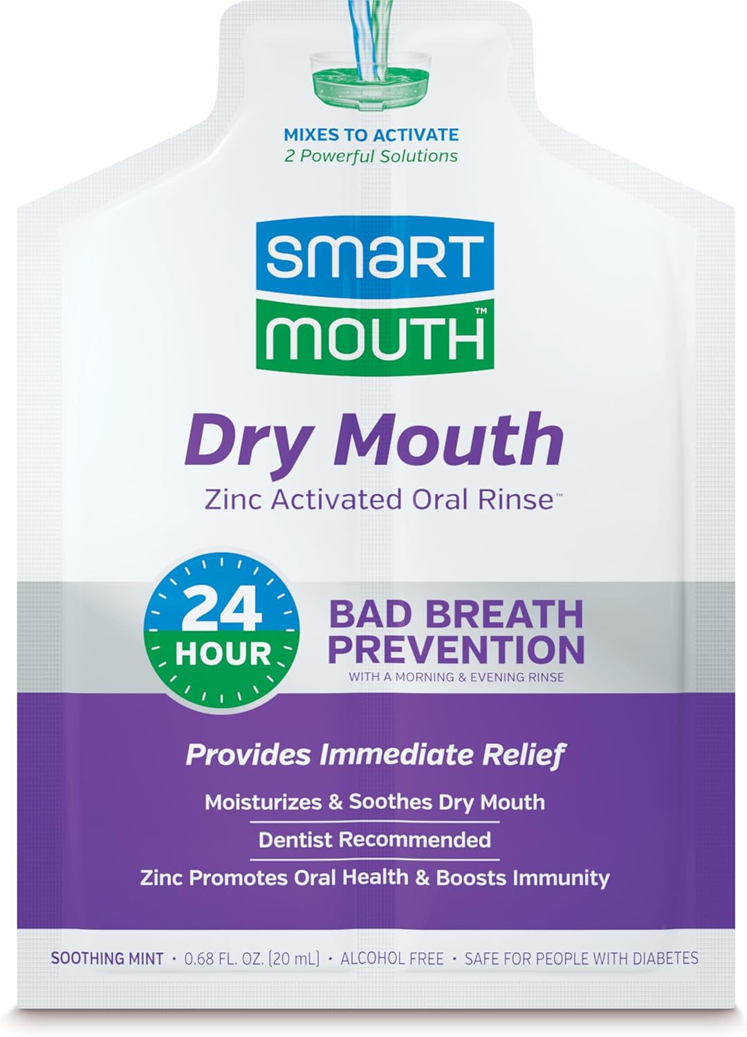 SMARTMOUTH DRY MOUTH ORAL RINSE LIQ 16OZ