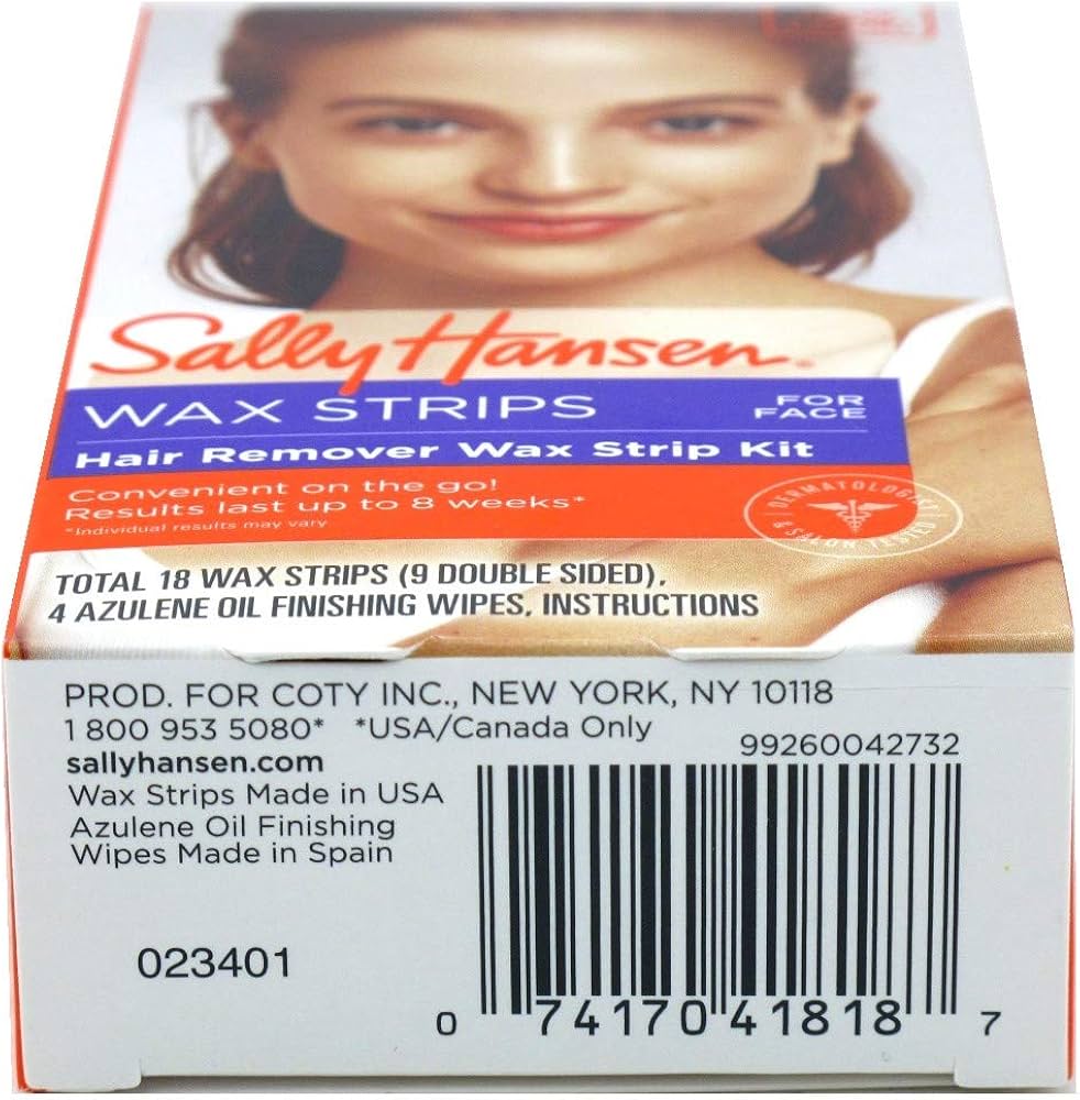 SALLY HANSEN HAIR REMVR WAX STRP KIT 34C