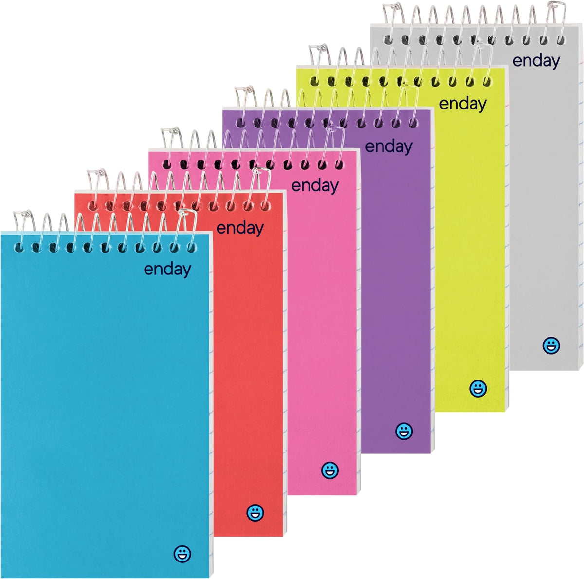 iScholar Mini Fashion Memo Book Narrow Ruled - Assorted Colors, 4.5" x 3.25"