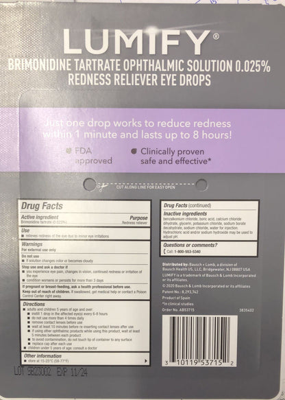 LUMIFY EYE ILLMNTNS BRIGHT EYE CRM 0.5OZ