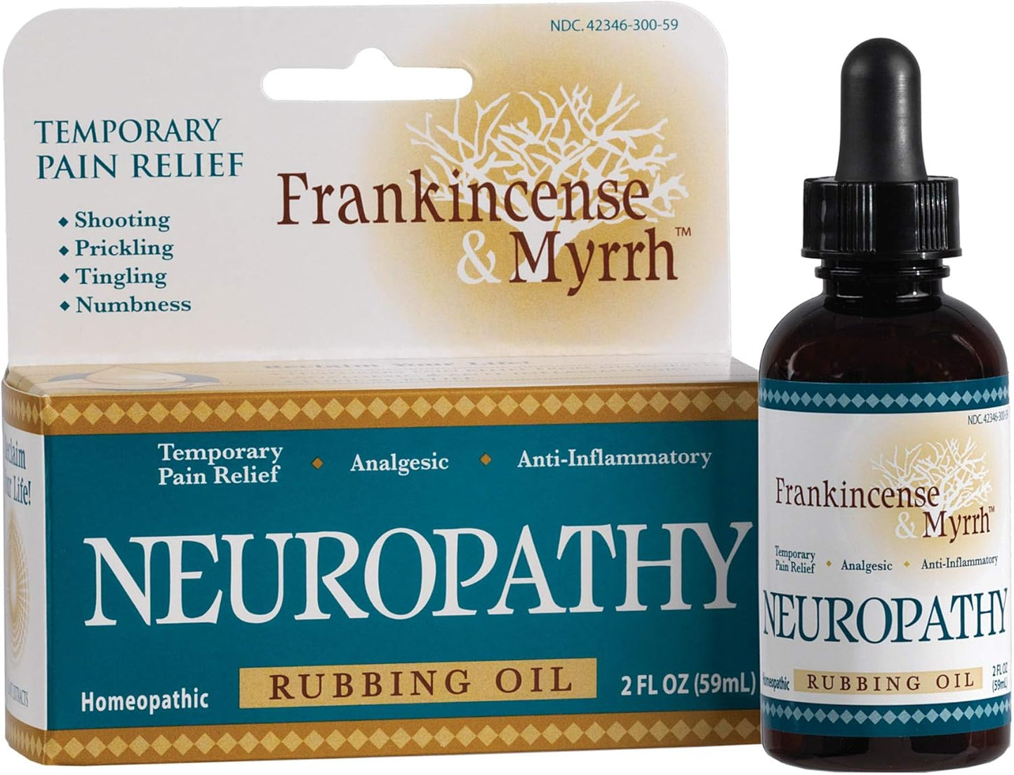 FRANKINCENSE & MYRRH NEUROPATHY RUBBING OIL