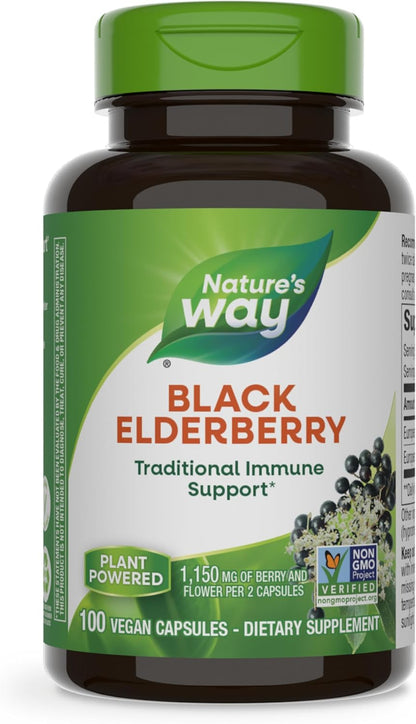 ELDERBERRY 500MG CAP 60CT NATURE'S BLEND