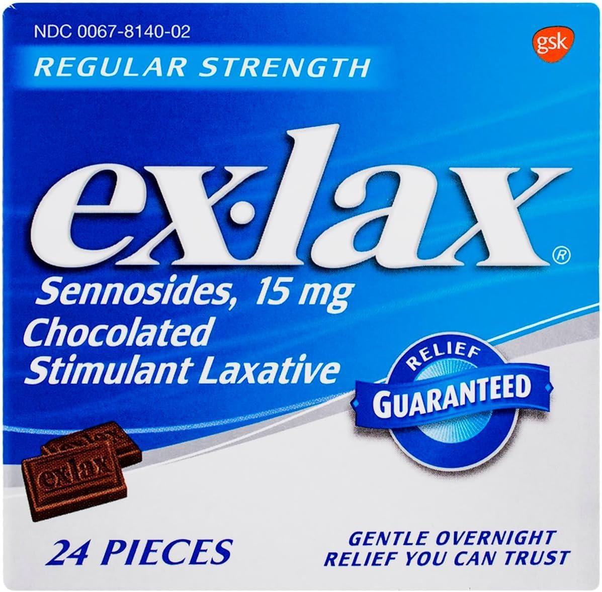 EX-LAX CW 15MG 24 CHOCOLATE