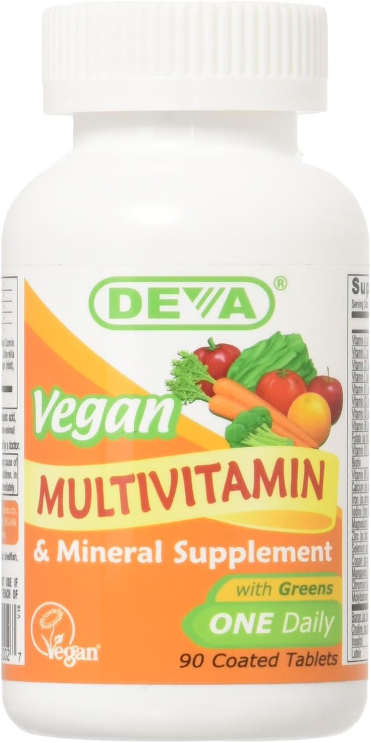 DEVA VEGAN VITAMINS MULTIVIT W/IRON,VEGAN