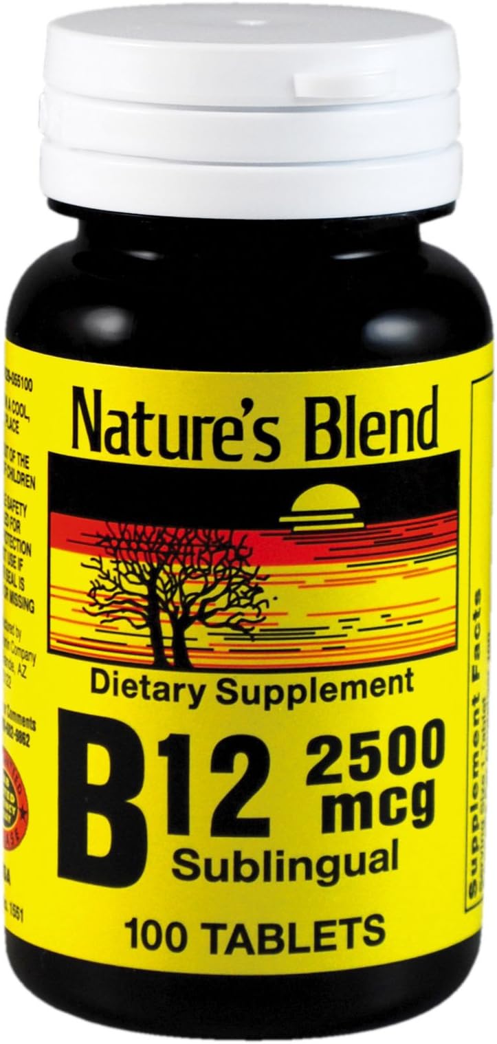 VIT B12 500MCG TABLET 100CT NAT BLEND
