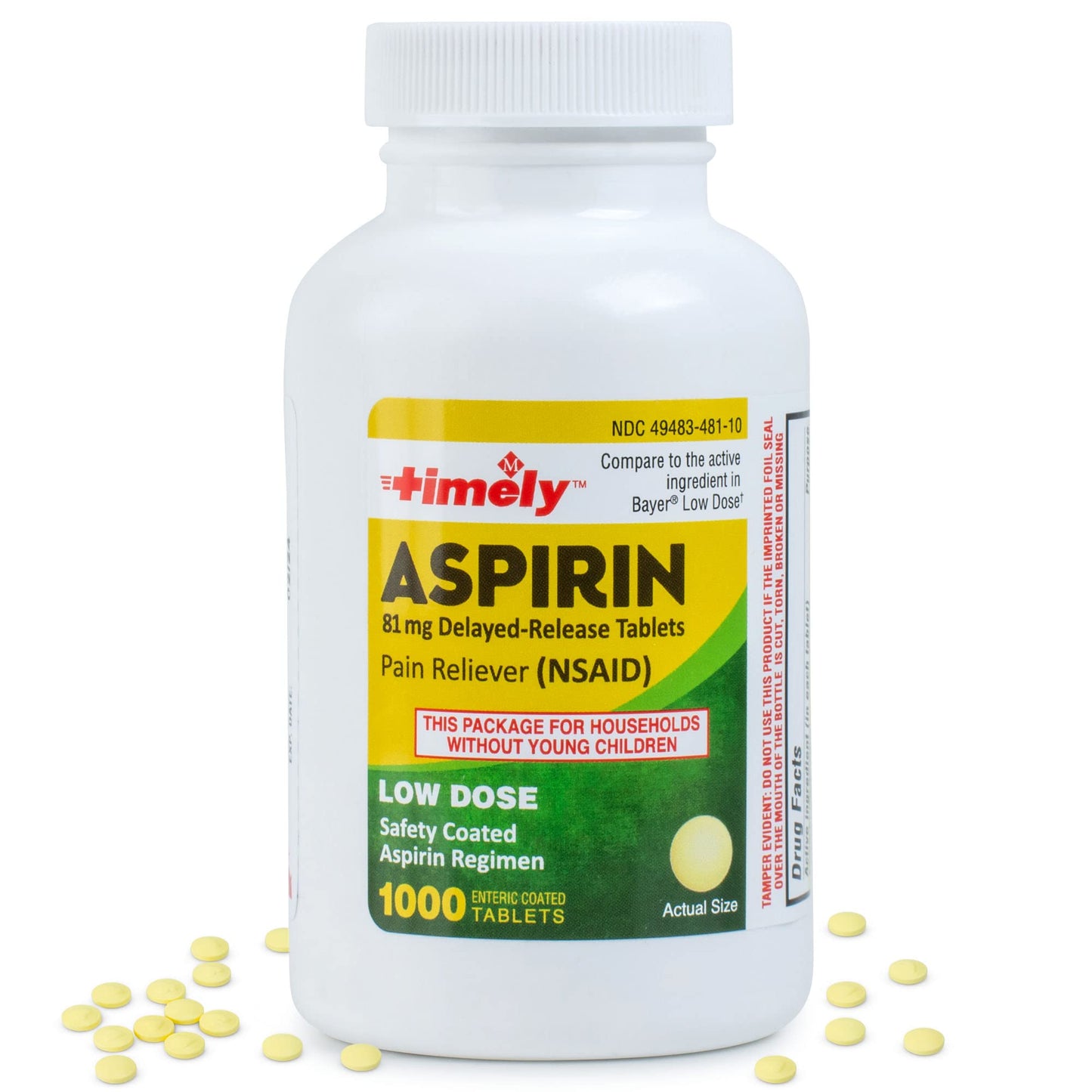 ASPIRIN LOW DOSE TB 81MG 1000 EC