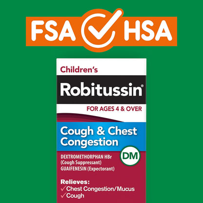 ROBITUSSIN CHILD COUGH COLD CF SYRUP 4OZ