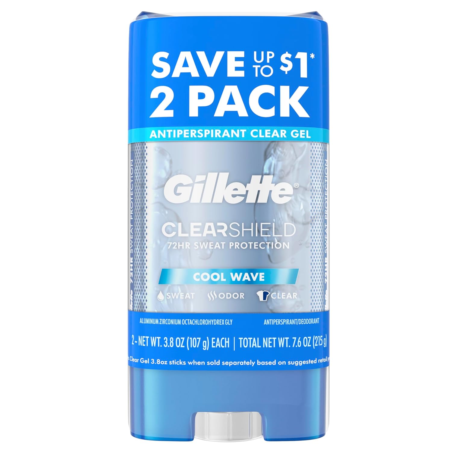 GILLETTE DEODRNT MEN WAVE  3.4Z