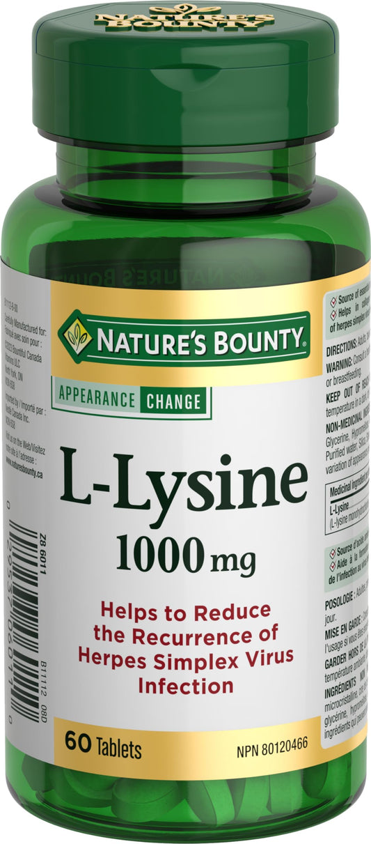 NAT B LYSINE TB 1000MG 50
