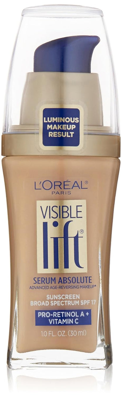 L'ORÉAL PARIS Visible Lift Serum Absolute Lightweight Foundation, 151 Natural Beige, 1 oz