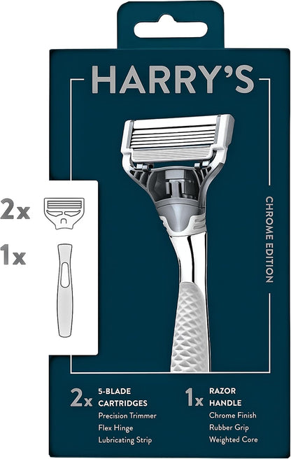 RAZOR,CHROME,2 CARTRIDGES