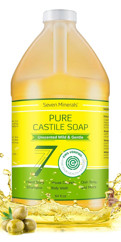 PURE CASTILE SOAP BR 2X4OZ PPMNT