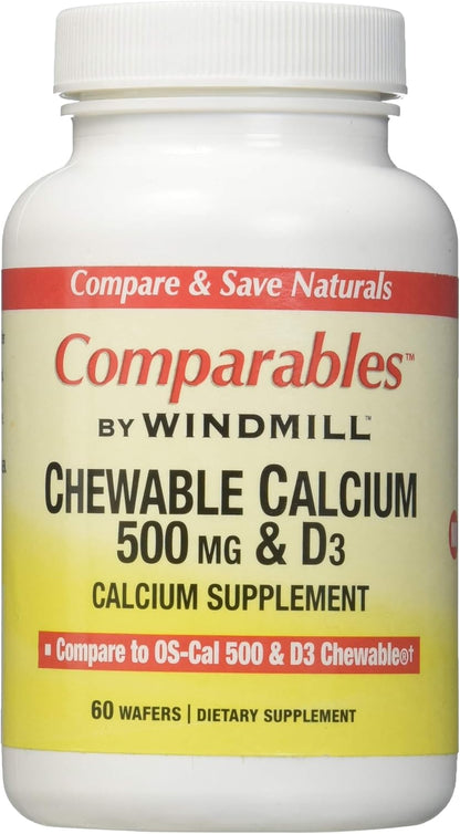CALCIUM ORANGE 500 MG CHW 60