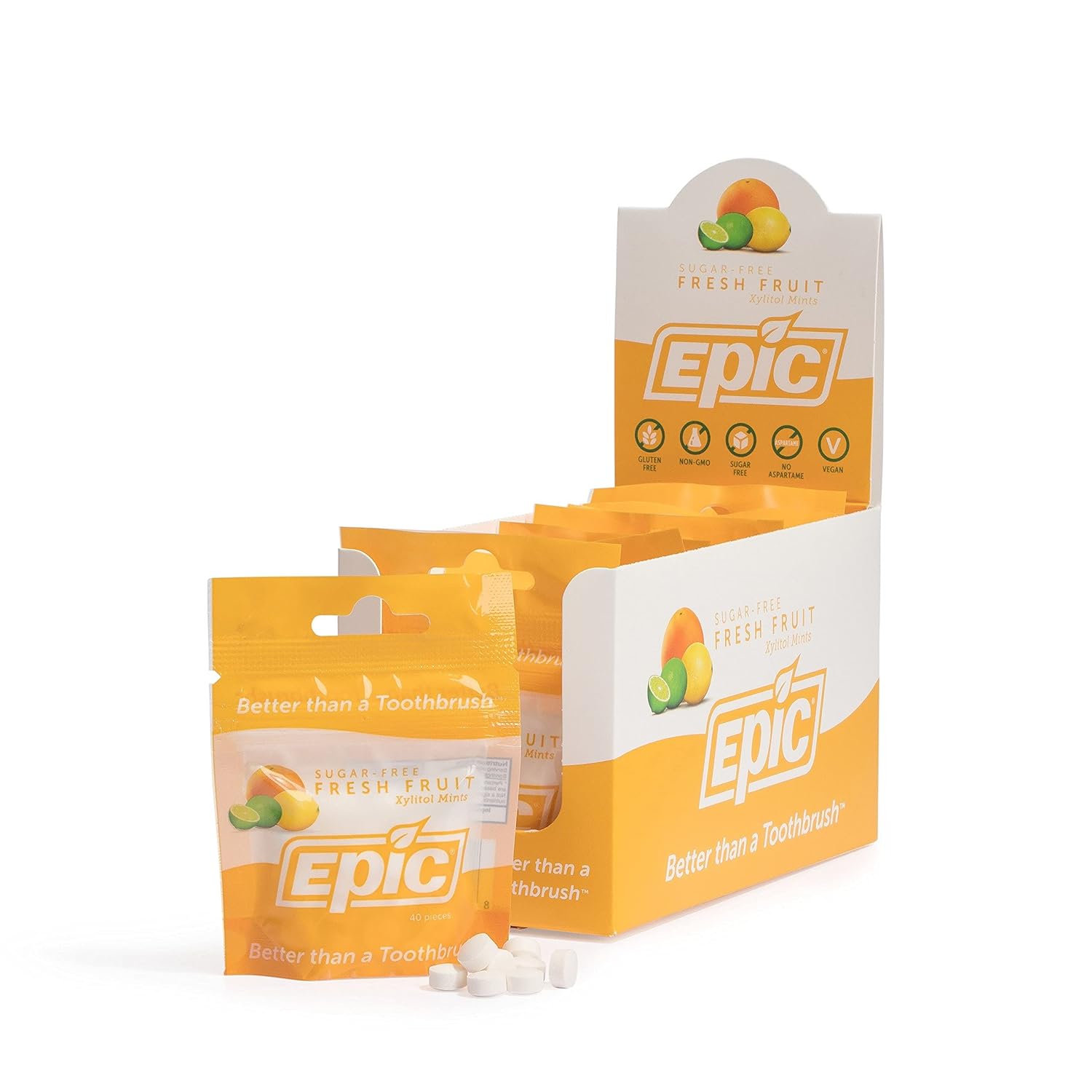 EPIC DENTAL MINTS,XYLITOL,PEPPERMINT