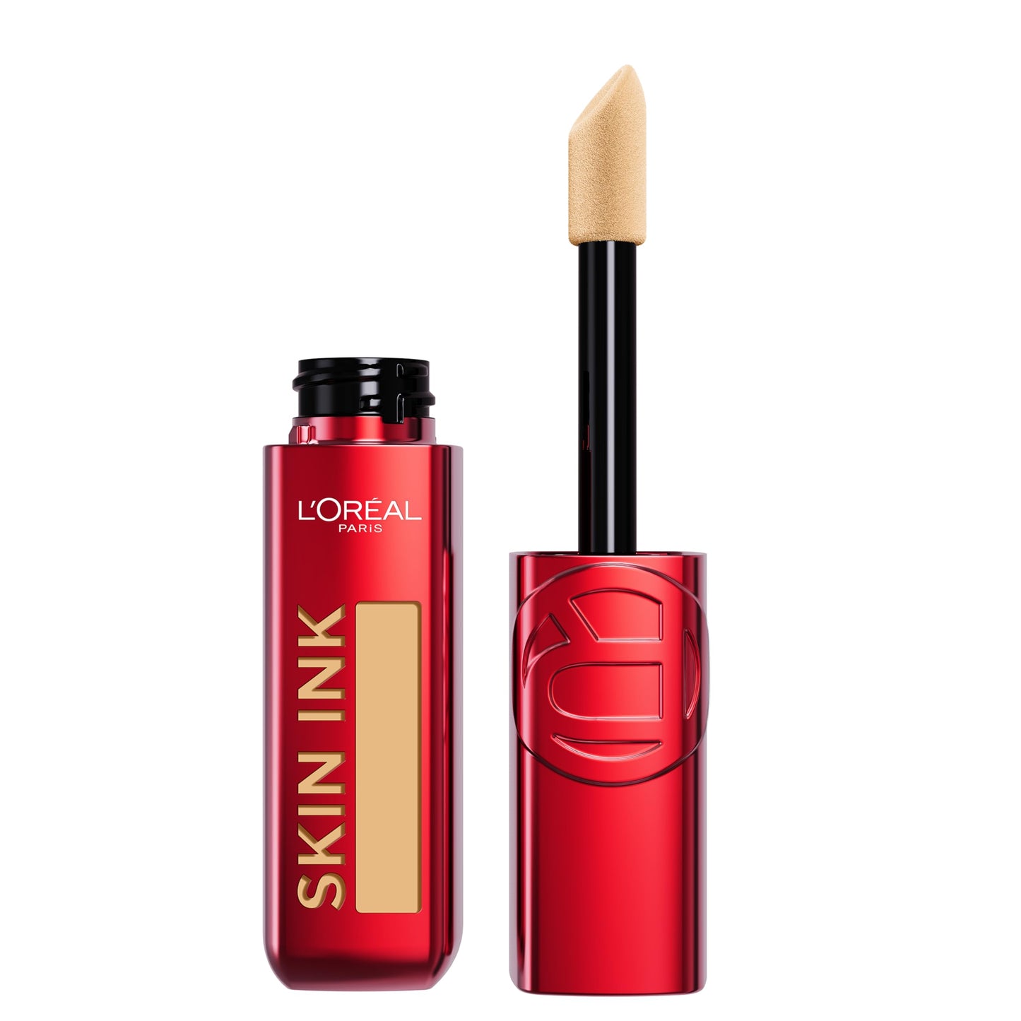 L'ORÉAL PARIS Skin Ink Longwear 2-in-1 Foundation Concealer, 265 Neutral, 0.5 fl oz