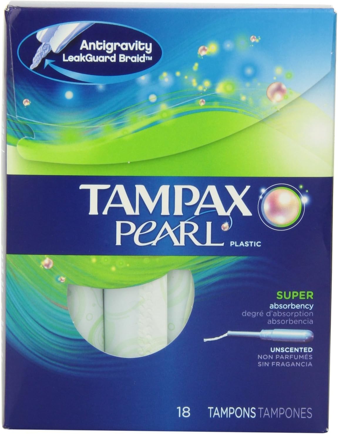 TAMPAX PCKT PEARL REG UNSCNT TAMPON 16CT
