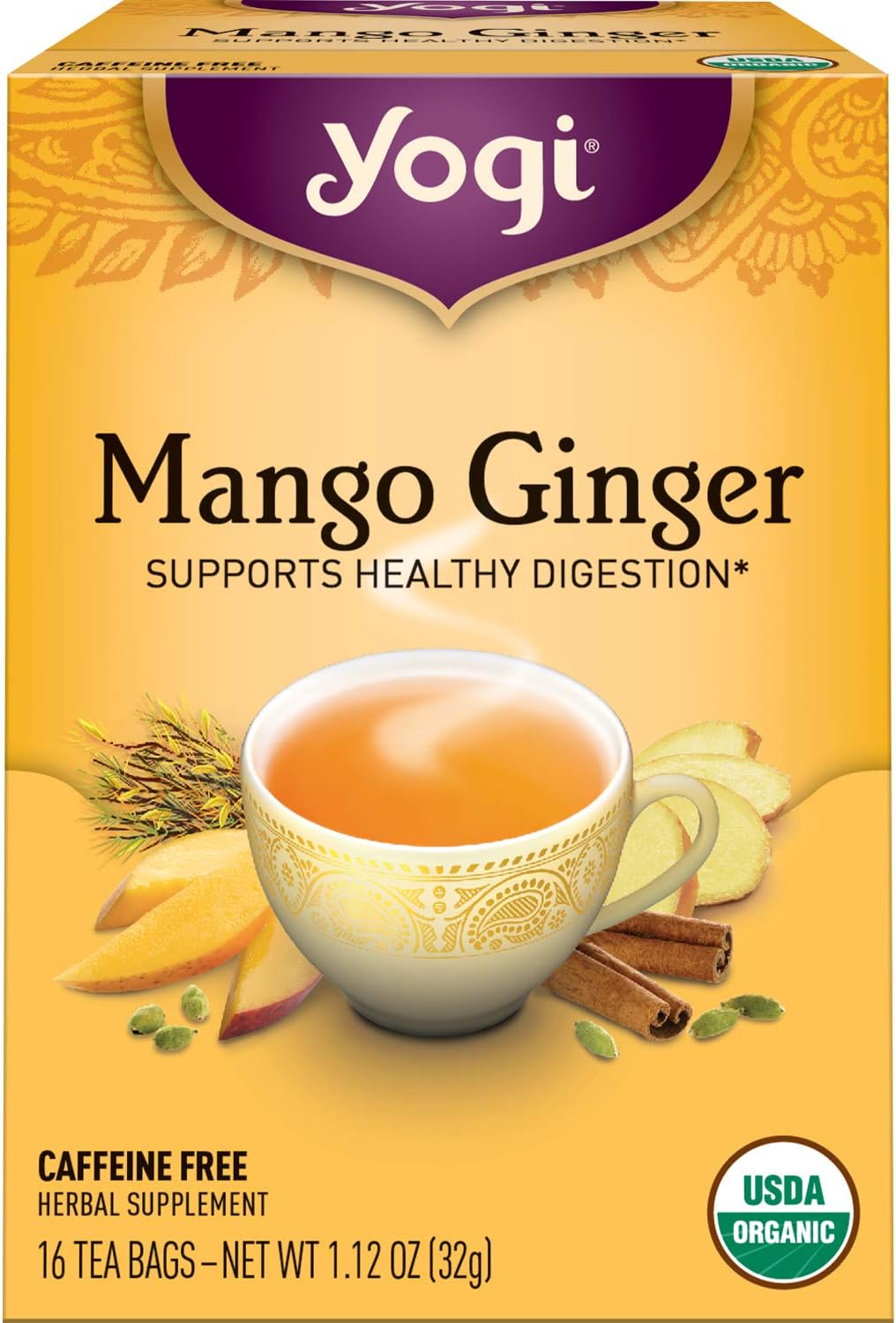 YOGI TEA,OG2,HNY CHAI TURMERIC