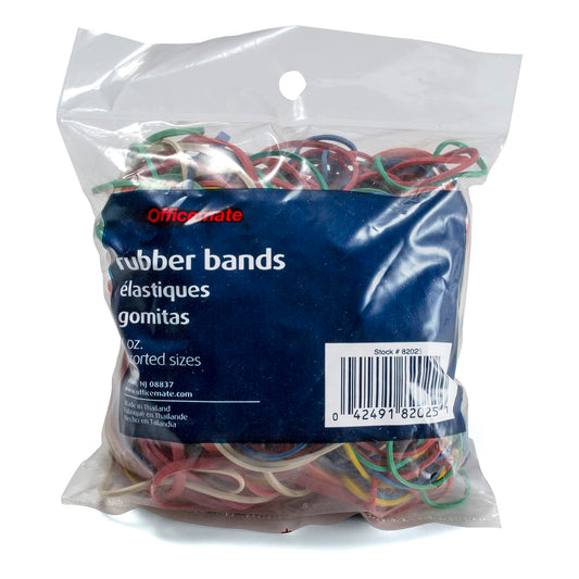 Ava Assorted Size & Color Rubber Bands, 1.5 oz