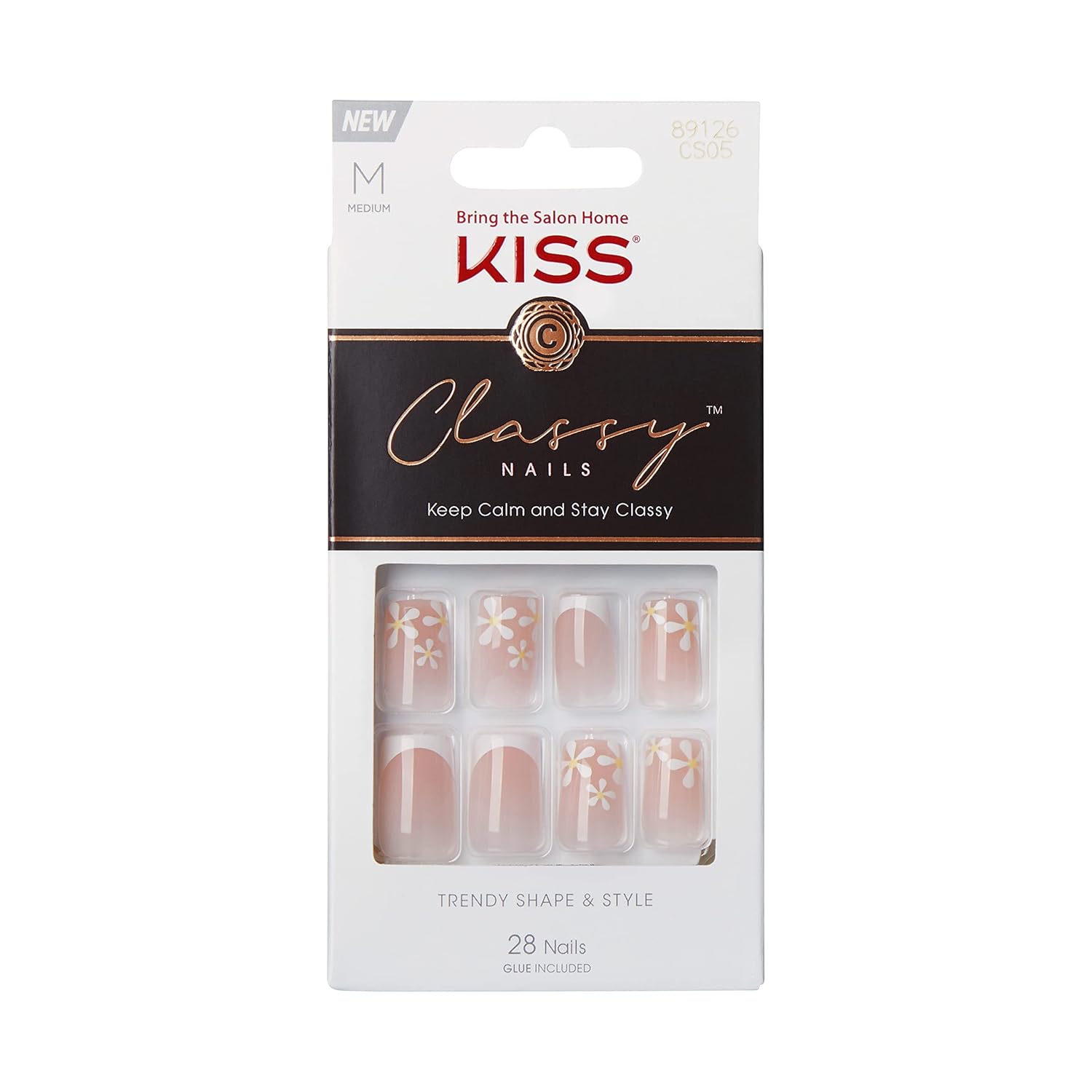 KISS Classy Press On Nails - Silk Dress