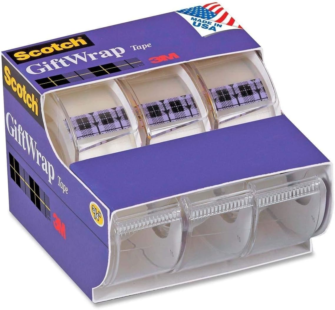 SCOTCH GIFT WRAP TP 1X12 CLS
