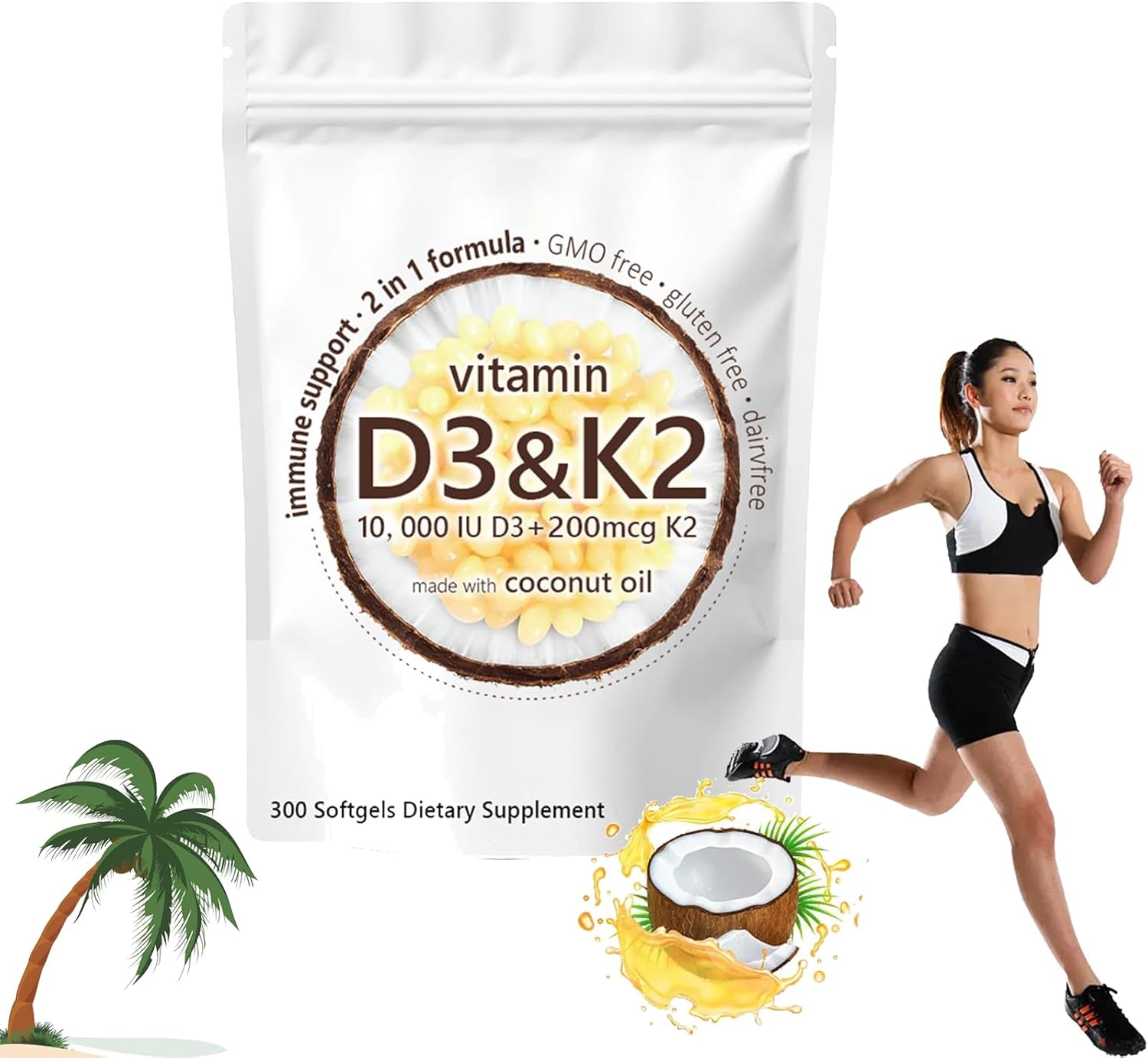 SUPP,VITAMIN K2 & D3