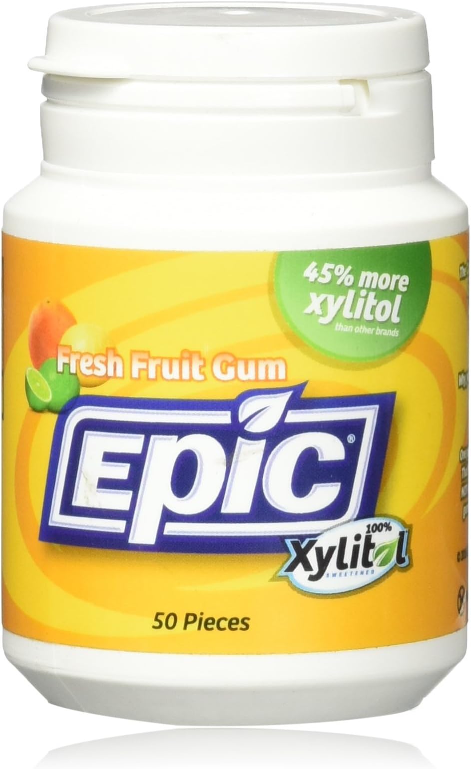 EPIC DENTAL GUM,XYLITOL,FRESH FRUIT