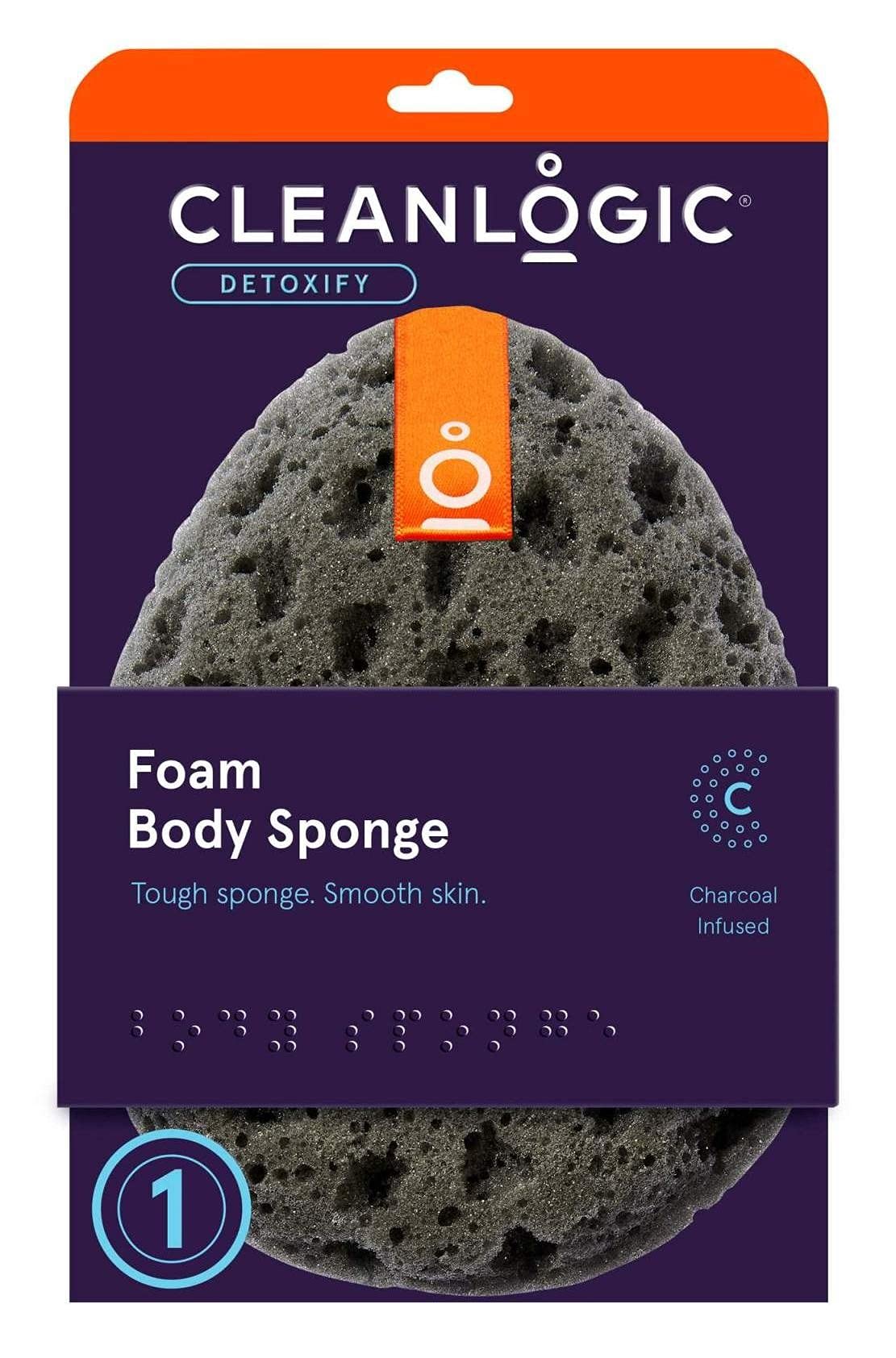 CLEANLOGIC Detoxify Foam Body Sponge