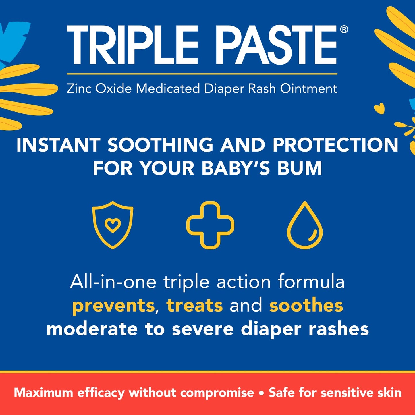 TRIPLE PASTE 3X MAX DIAPER RASH ONT 2OZ