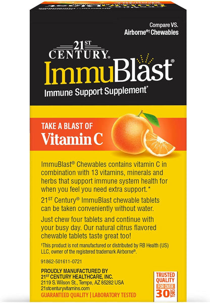 MULTIVIT IMMUBLAST CHEWBL 32CT 21ST CENT