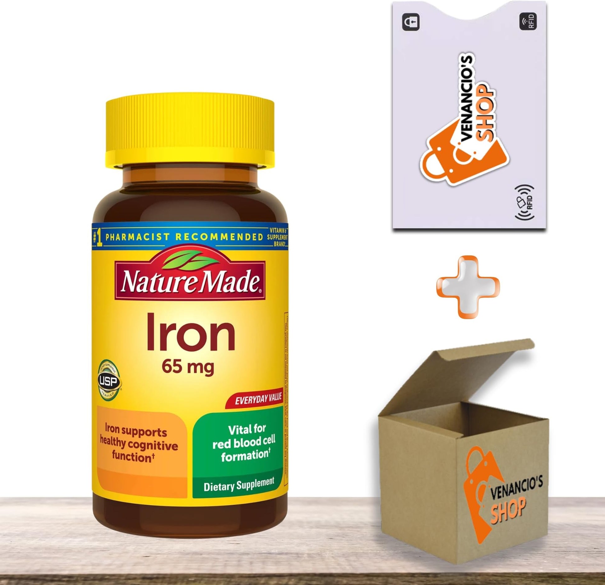 NU-IRON CP 150MG 100