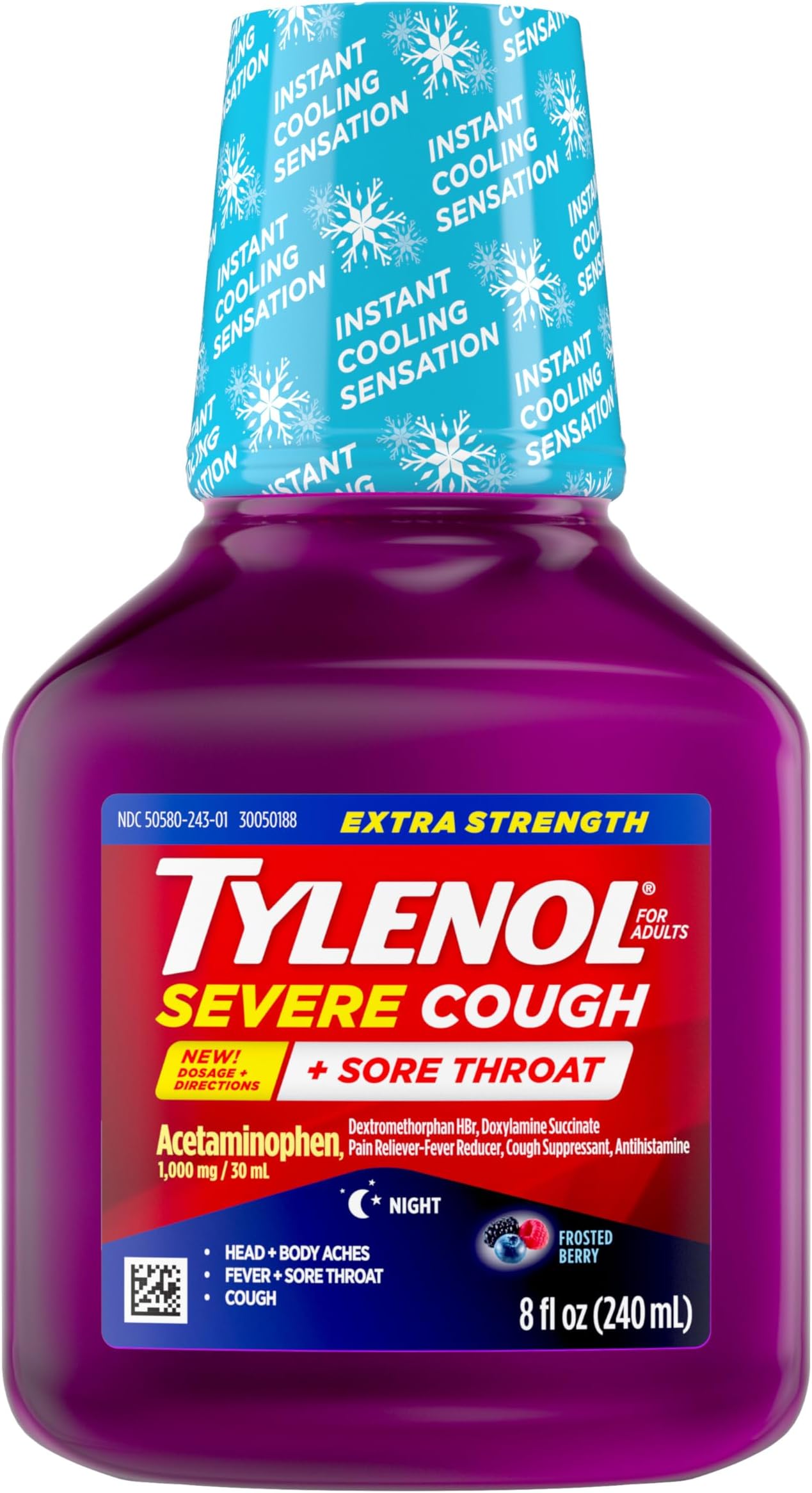 TTS TYLENOL CLD FLU TB325 6X6CPLT