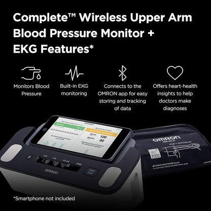 B/P MONITOR + EKG COMPLETE UPPER ARM