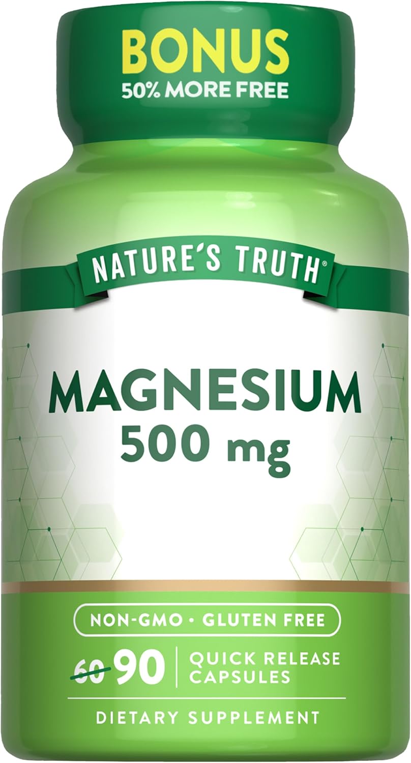MAGNESIUM OXIDE 500MG CAP 60+30 NAT TRU