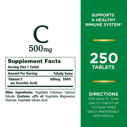 VIT C 500MG TR CAP 100CT NAT BOUNTY
