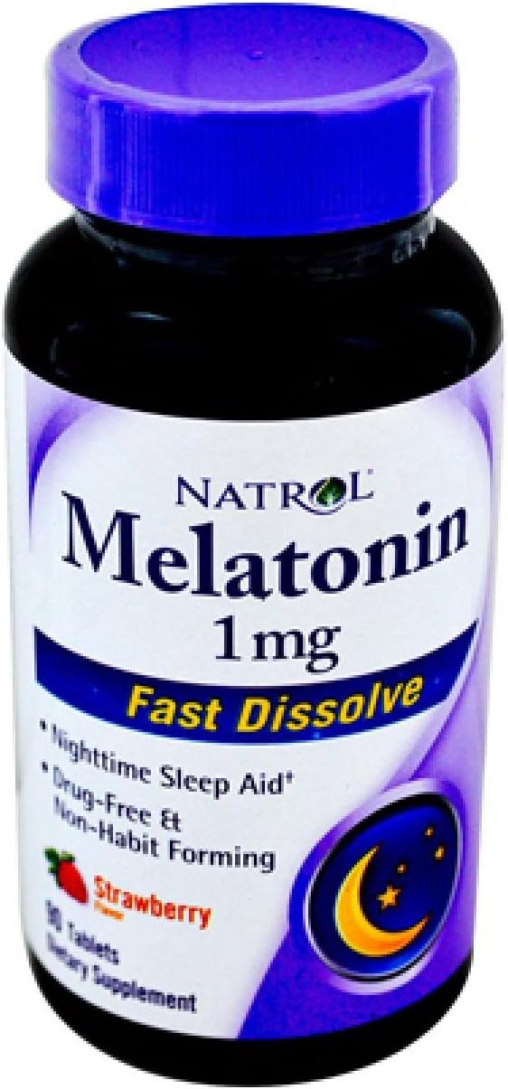 NATROL MELATONIN,1MG,FAST DISSLV