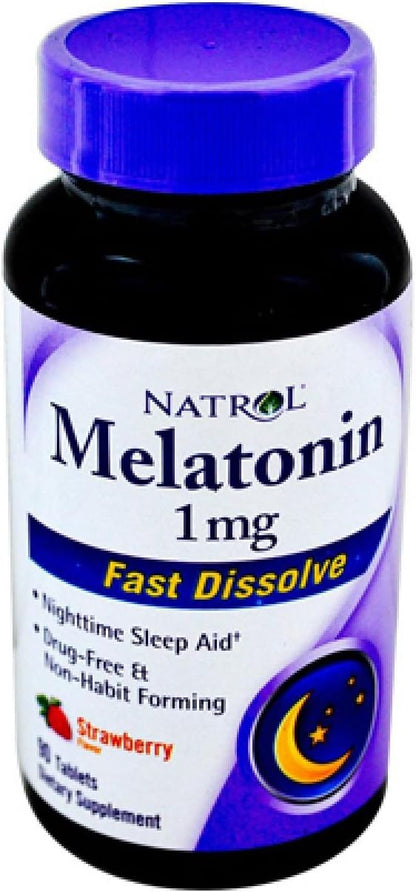 NATROL MELATONIN,1MG,FAST DISSLV
