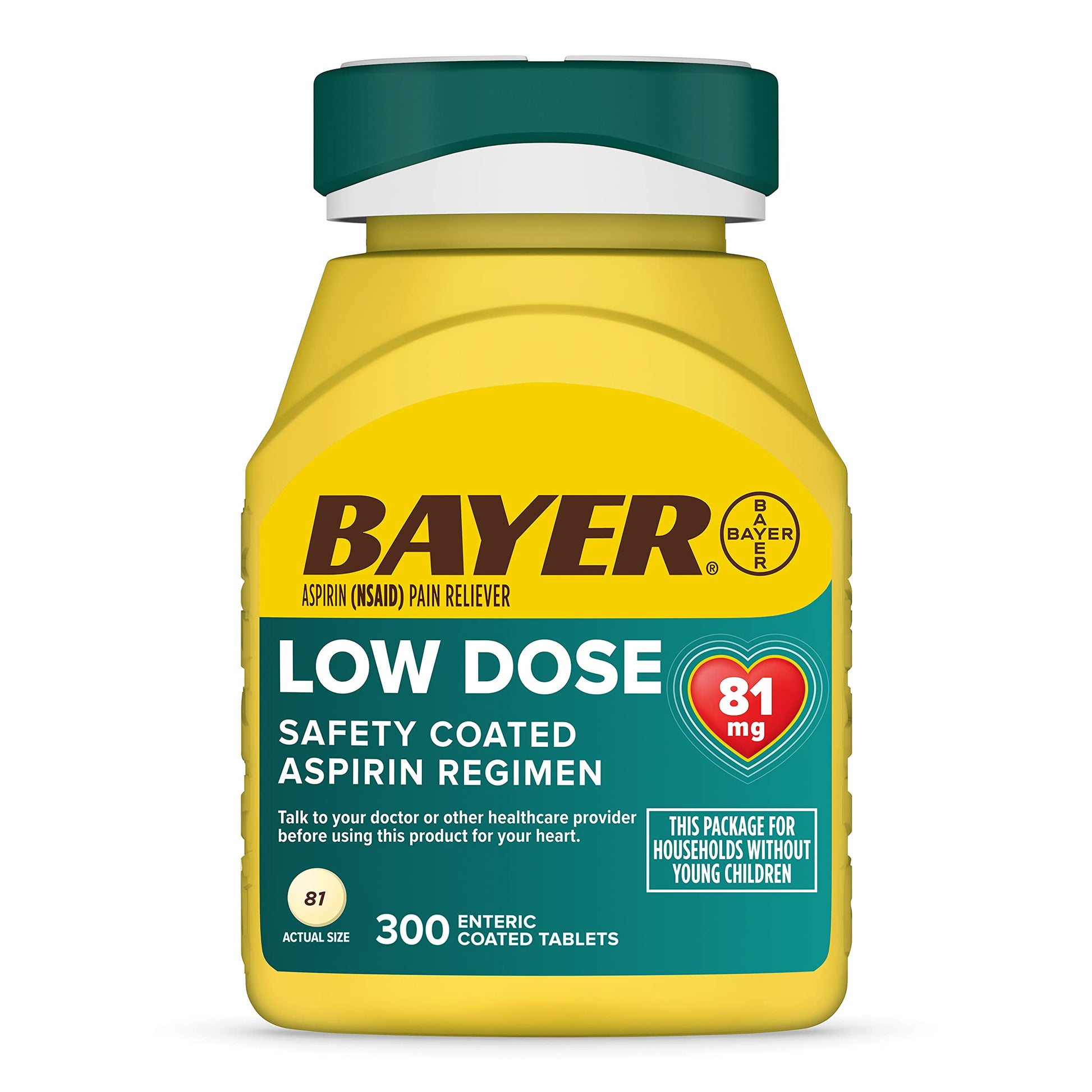 ASPIRIN 81 MG LOW DOSE EC TAB 120