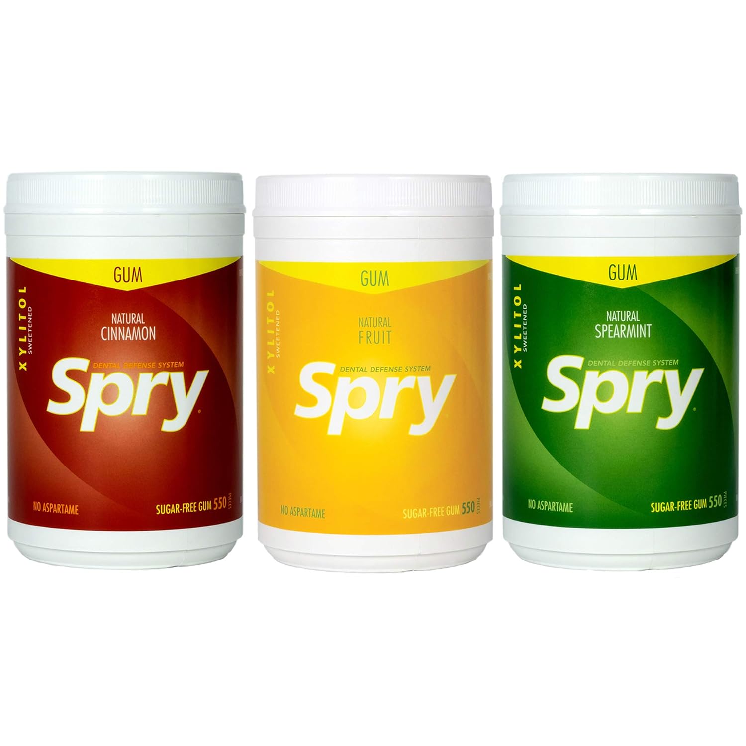 SPRY CHEW GUM,CINNAMON,XYLITL