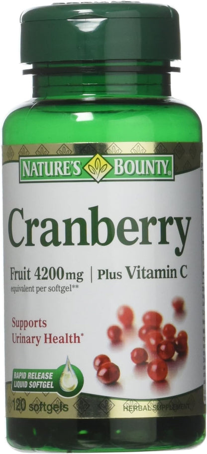 CRANBERRY TRIPL SOFTGEL 60CT NAT BOUNTY