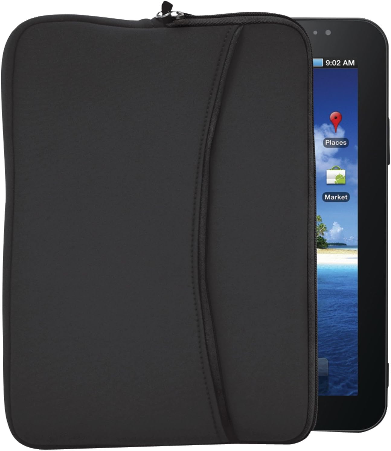 ?Digipower Tablet Neoprene 10" Zipper Case - Black