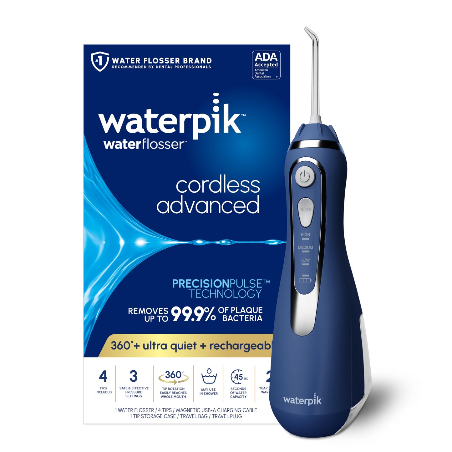 WATERPIK WATER FLOSSER CORDLESS WP360