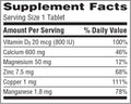 POSTURE D 600MG CALC/D/MAG TABLET 60CT