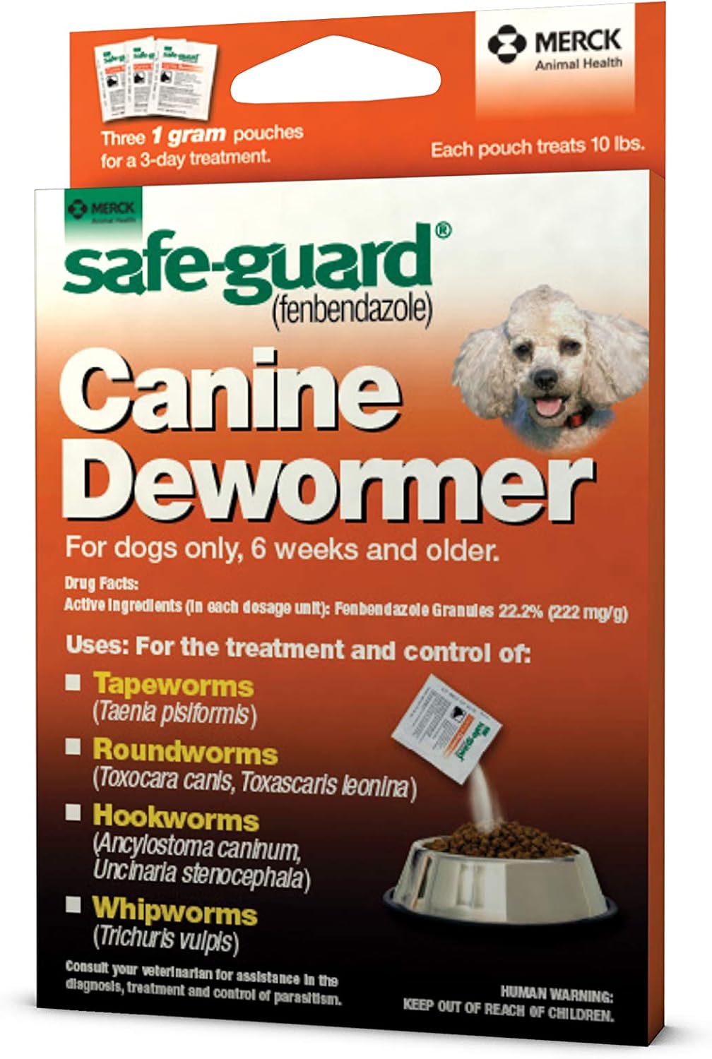 SAFEGUARD CANINE DEWORMER 2GM