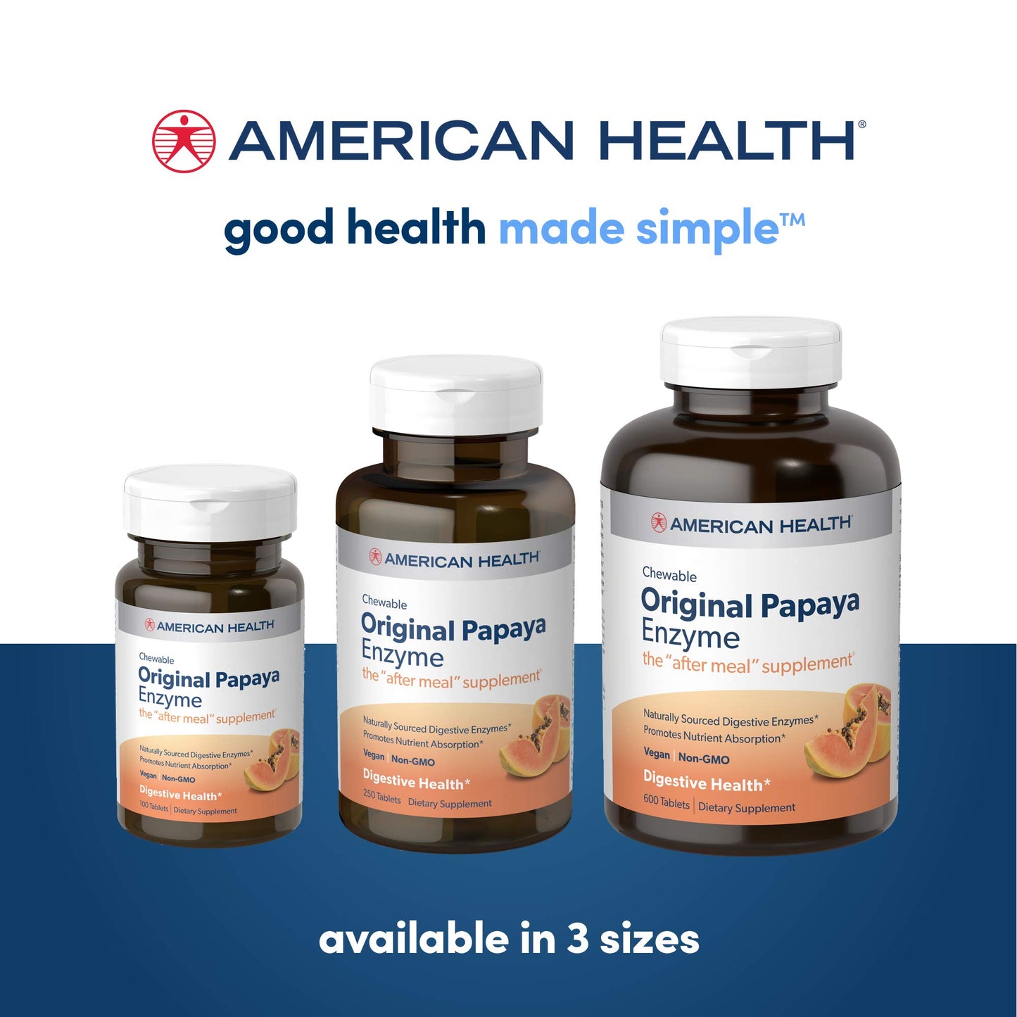 AMERICAN HEALTH PAPAYA ENZYME,ORIGINAL