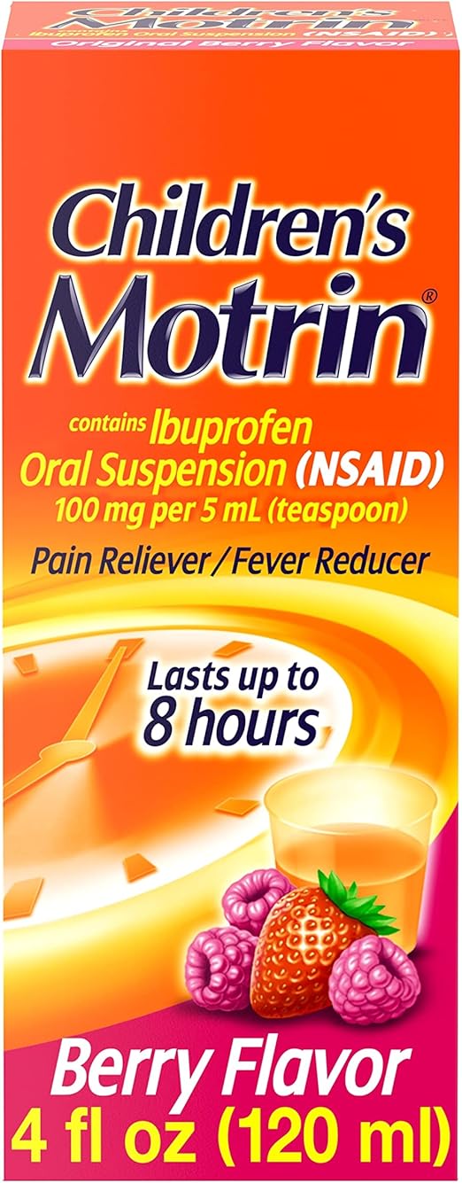 MOTRIN CHILD SUSPENSION INST BRRY 36X4OZ