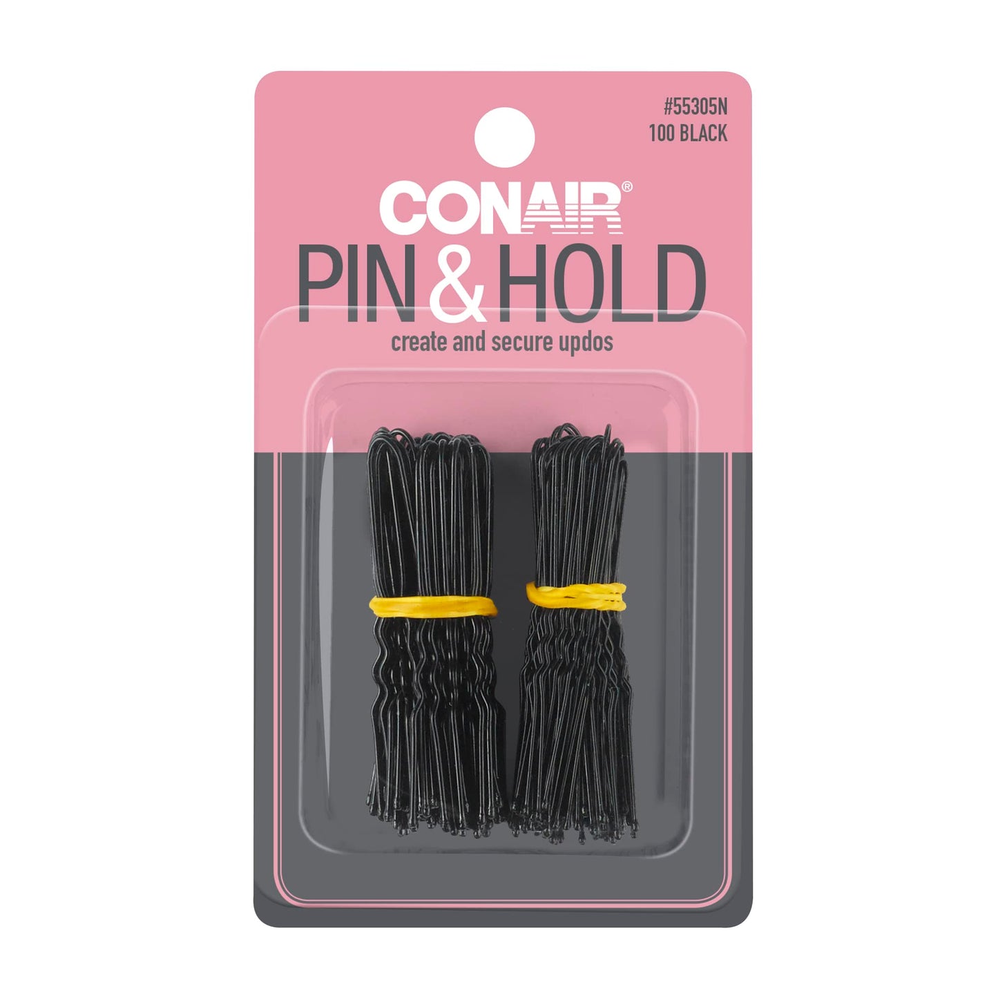 CONAIR Styling Essentials Hair Pins - Brown, 100 count